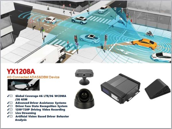 Infrared Night Vision ADAS DMS Fatigue Warning System With Anti - Foggy Camera