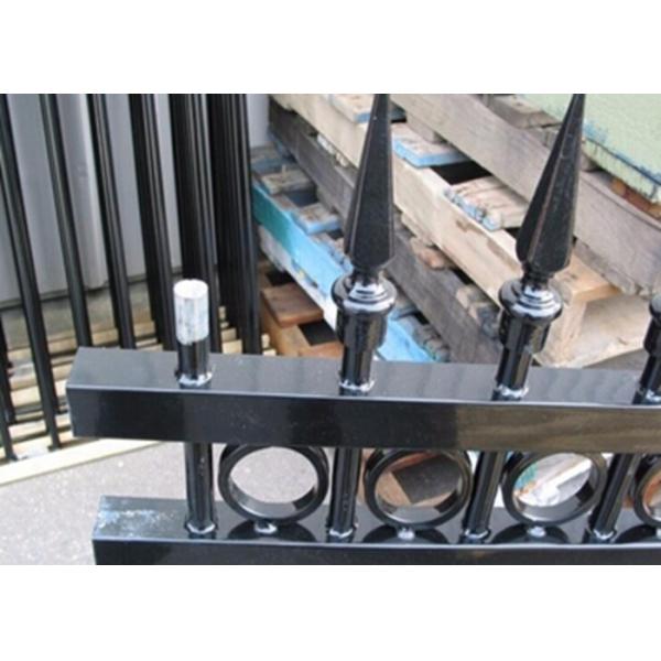 Anti Climb Commercial Automatic Opening Gates , Electric Motorised Sliding Gate
