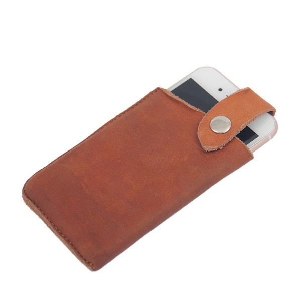 Natural Genuine leather wallet case for Apple iphone 7 plus premium real leather iPhone 7 case Vintage