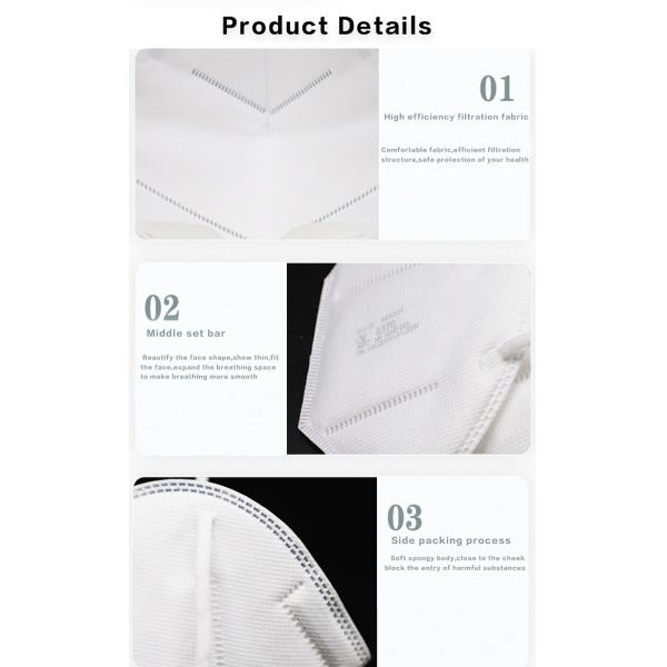 Kn95 Ffp2 Disposable Medical Face Mask Non Woven Fabric Protective