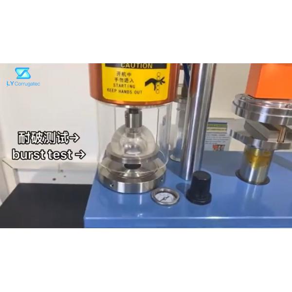 Микрокомпьютер разрывая инструменты для тестирования толщины картона испытывая машины прочности толкотни кольца