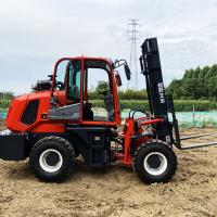 3500kg 4t 5 Ton All Terrain Forklift 4wd Diesel Equipado com motor EPA ou Euro V Com Ce