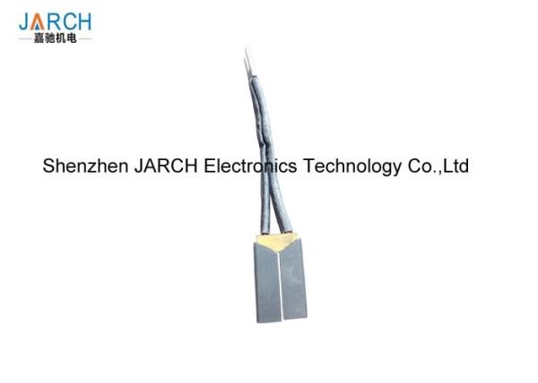Concave Radius Slip Ring Carbon Brush For Vacuum Cleaners / Power Tools