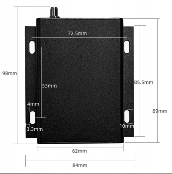 Extensor de rede de roteadores industriais 4G DTU Extensor de Ethernet de rede compatível com switches Ethernet POE