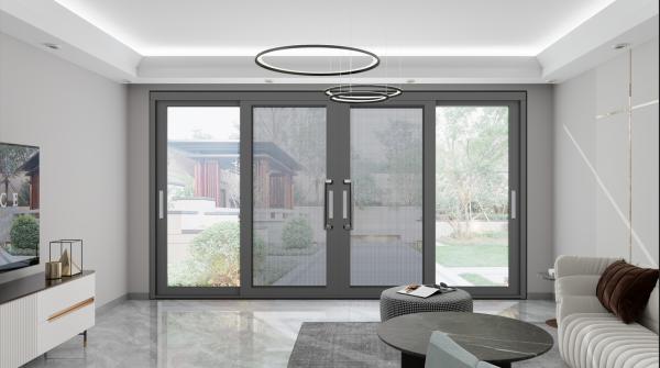 Sliding Timber Aluminium Fabrication Doors And Windows With Screen Dustproof
