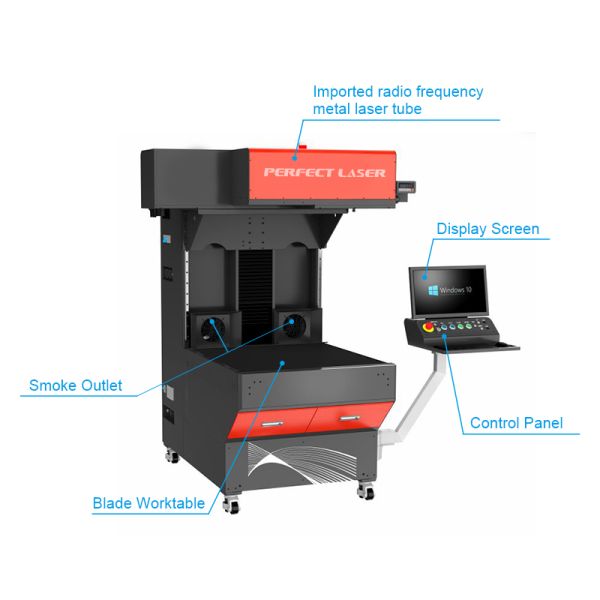250W 350W Leather / Lettering Film / Paper Engraving 3d Dynamic Super CO2 Laser Marking Machine