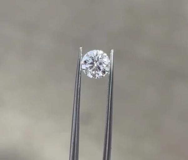 1.1ct Hearts And Arrows Lab Grown CVD Diamond F VVS2 IGI Certified