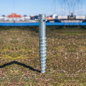 Iso гальванизировал яркие 68mm земные анкеры винта для столбов загородки