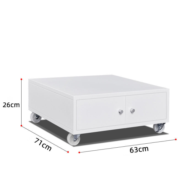 Modern style double-door steel drawer cabinet, printer cabinet with roller doors, for placing printers