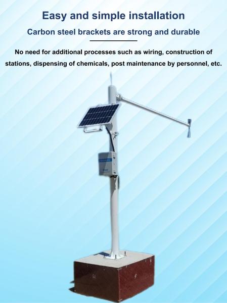 Solar Water Level Monitoring Station Real Time Early Warning System For Rivers / Reservoirs