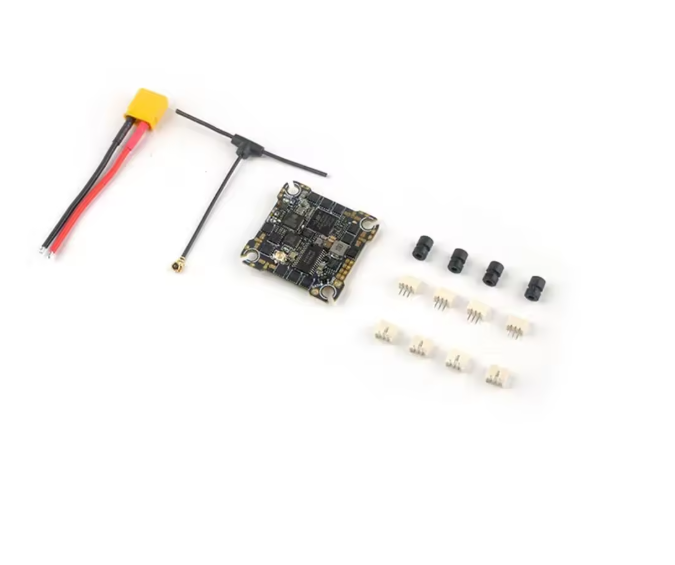 Happymodel AIO 4in1 F411 Flight Controller Built-in UART 2.4G ELRS RX 20A ESC 2-4S FPV Toothpick Drones Flight Controller F411