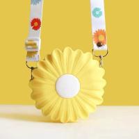School Supplies Silicone Pencil Box Durable Makeup Bag Kids Shoulder Handbag Girls Crossbody Bag Christmas Birthday Gift