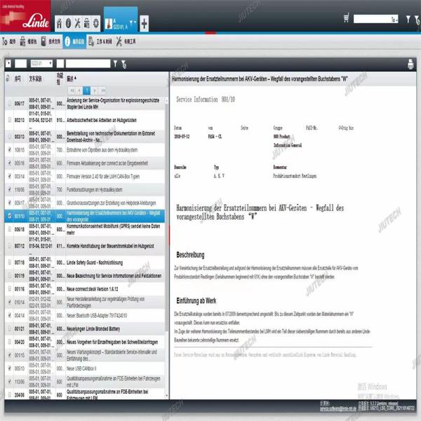 Вилочный погрузчик LINDE LSG Диагностический инструмент для грузовика Linde Canbox Доктор Диагностический сканер Pathfinder Программное обеспечение + ноутбук CFC2