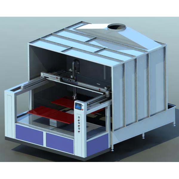 ODM SUS304 Water Curtain Paint Booth Stainless Steel Hybrid Type