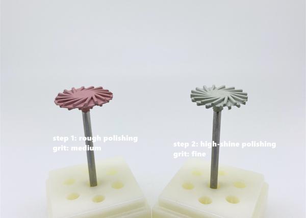 PMMA PEEK Polymer Ceramics Flexible Diamond Discs Whirlwind Dental Polishing Wheel