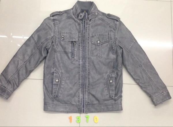 1370 Men's pu fashion jacket, coats stock