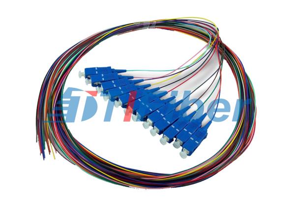 Trança da fibra ótica de MTRJ MU MPO MTP para o adaptador da fibra ótica OM4