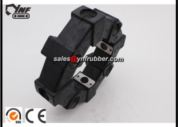 YNF Standard Black Rubber Flex Coupling For 50A / Excavator Spare Parts