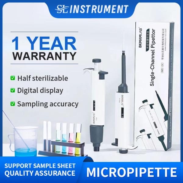 Fluorosilicone Rubber and Tetroxyethylene Adjustable Electronic Pipettes in Huge Stock