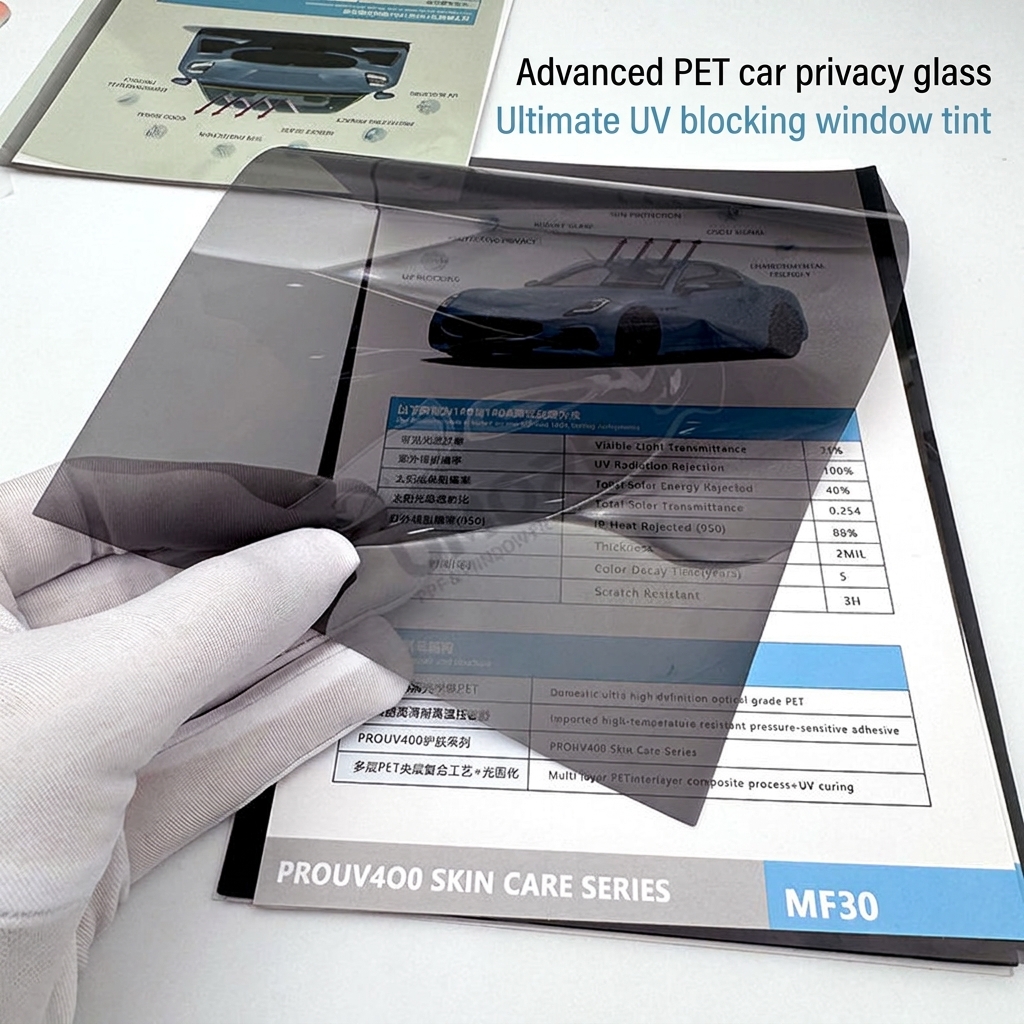 PET Heat Resistant Sun Control Solar Privacy Glass Protection Auto Tint Car Window Films