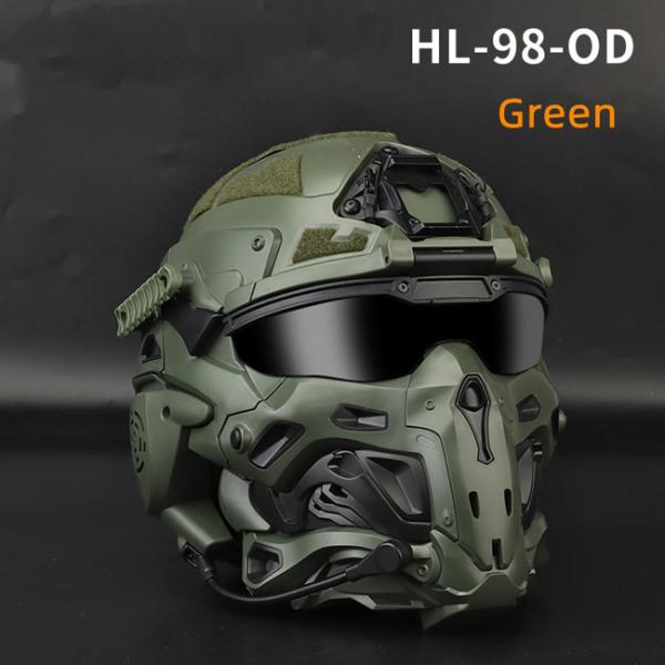 Anti Fog W Assault Tactical Ballistic Helmet Built In Communication 1.9kg