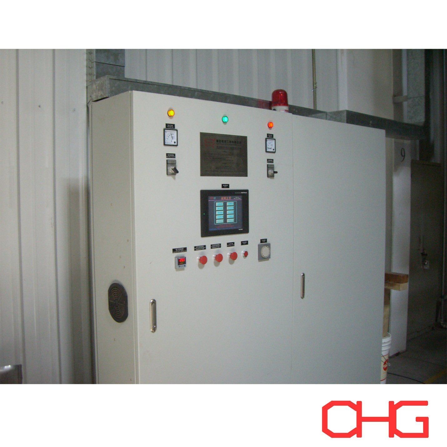Professional Customized Iron Electric Control Cabinet Powder Coating Line with Lift and Hardware Spraying Equipment