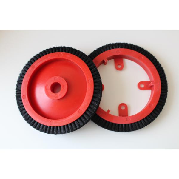 Parties de la machine de stenter Monforts Machine de finition petite brosse roue 26/22mm Dia interne Brille noire