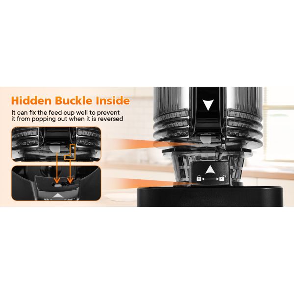 Cold Press Juicer, Slow Juicer Machine Masticating Juicer Extractor Preserve Vitamins For Home Use