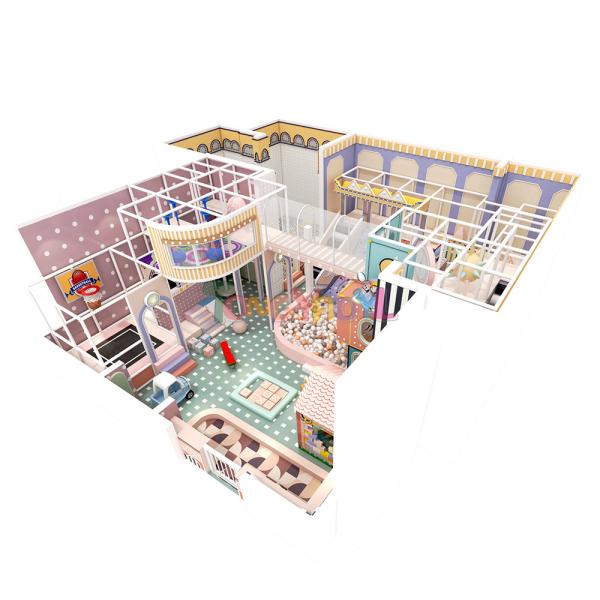 Safe Indoor Play Structures For Kids - Fully Customizable Colorful Playground