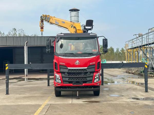 Factory DFAC DongFeng  Dump Truck Mounted With Crane
