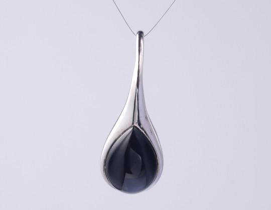 Lindo 18K ouro Princesa corte colar de diamante clássico brilhante acabamento 925 prata pendente de pedra preciosa