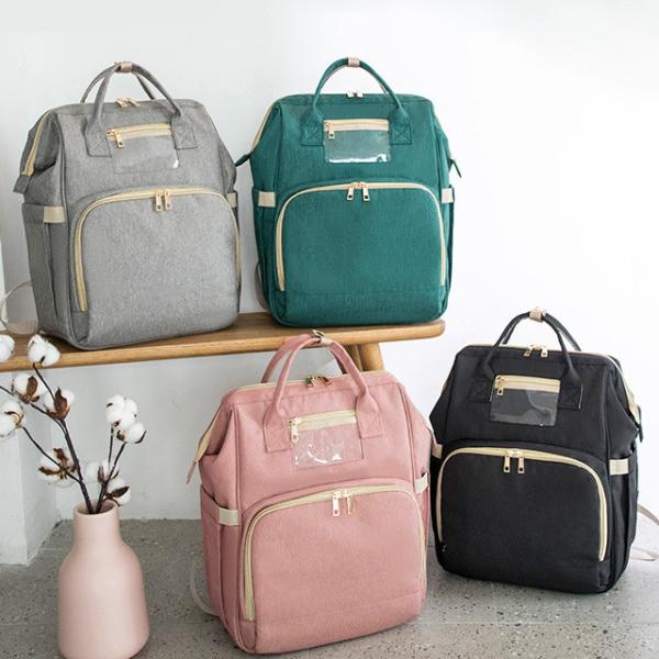 New Portable Folding Crib Mom Bag Out Portable Multi-functional Shoulder Mother and Baby Bag baby diaper bag