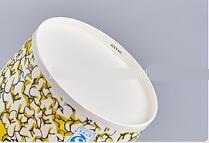 Customizable Disposable Popcorn Paper Bucket Food Grade Popcorn Cup for Take Away