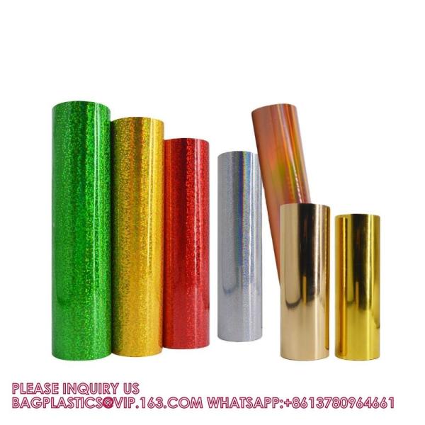 PET Metalized Film Laser Holographic Thermal Lamination Plastic Printed Metalized Film For Gift Packaging