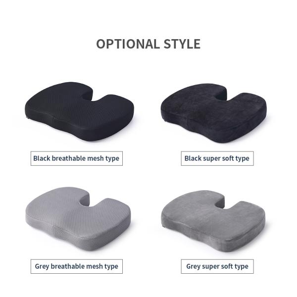 Super Soft Fabric Memory Foam Seat Cushion 's Popular Choice for Back Pain Relief