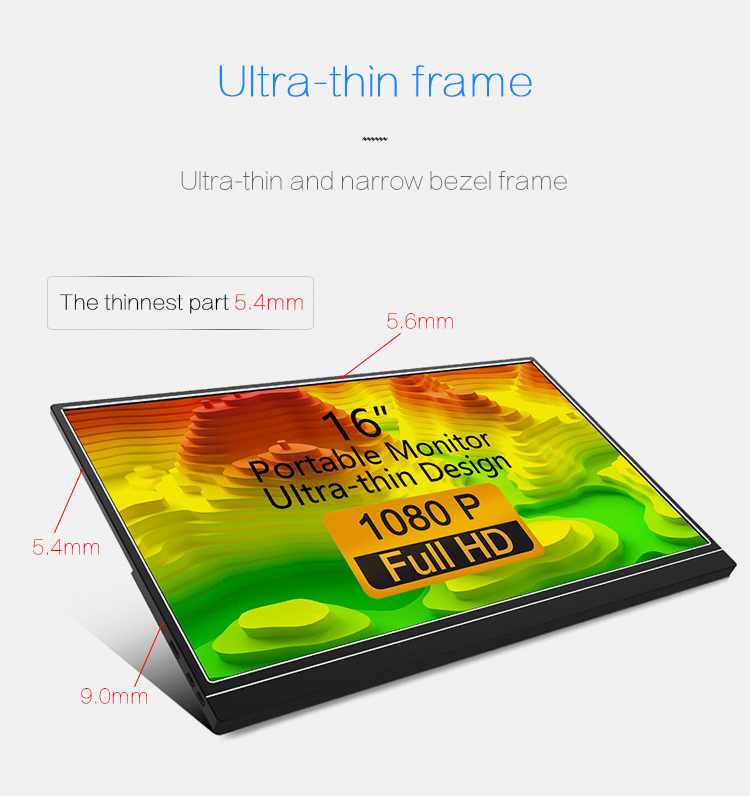 портативный монитор игры 16inches