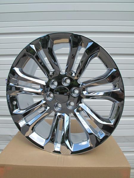 22 1500 Ram 6 Lug Chrome Wheels Rims 5666 Factory Spec