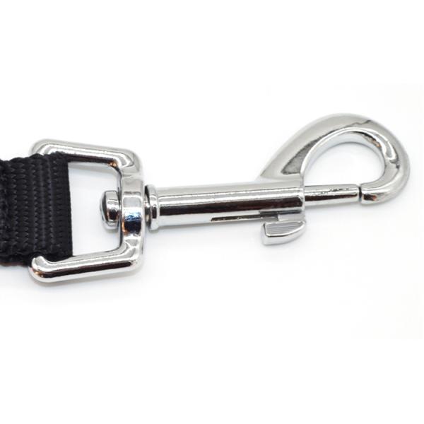 Customized Nylon Webbing Dog Leash Black Green Orange Nylon Rope Dog Leash