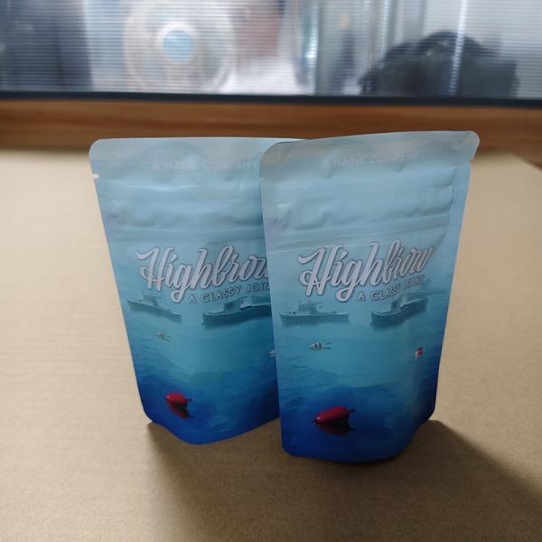 Ocean-Surface Printed Child-Resistant Bag PVC/PE Laminated 10m Waterproof ASTM F2090 Certified