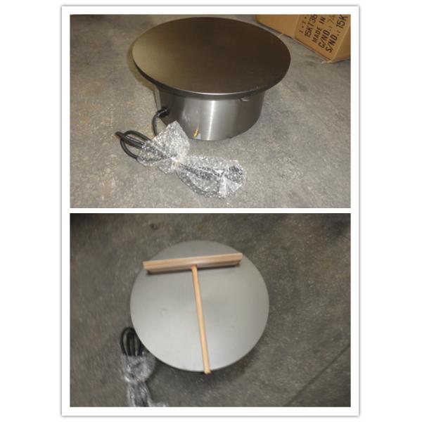 400 mm Restaurant Cooking Equipment Single Or Double Head Commercial Crepe Machine