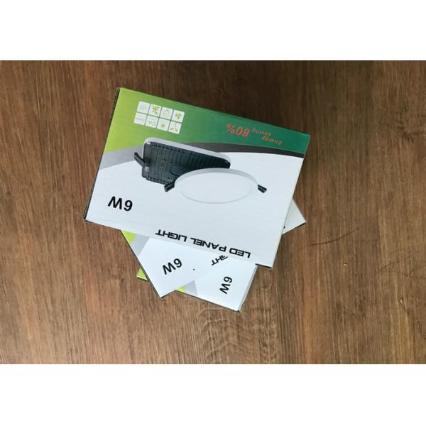 6 Watt Recessed LED Slim Panel Light Aluminum 50,000 hours 4000K 80RA 500LM 3 years