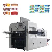 Máquina que corta con tintas cortada fácil de la taza de papel de la caja del sello electrónico automático