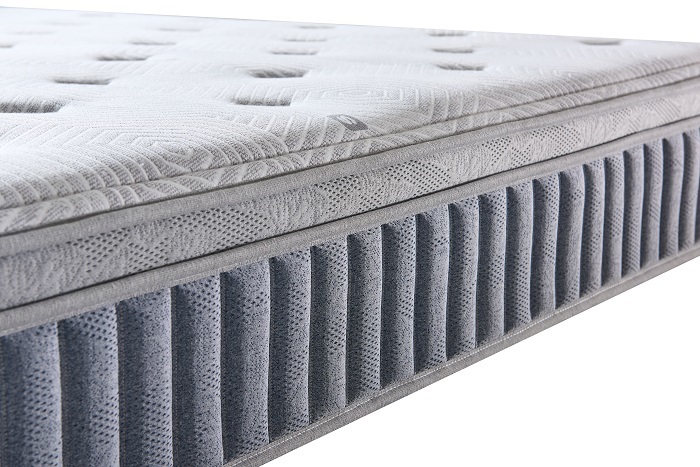 Pressure Relief Pocket Euro Spring Mattress With Micro Coils Latex For Undisturbed Sleep