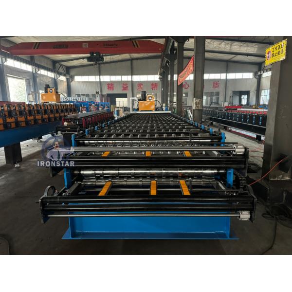 “Double Layer Roll Forming Machine 5 Rib and 6 Rib Trapezoidal Sheet CE Certified European Standard Automatic Roof Sheet Making Machine for Hungary Metal Roofing Production Line ”