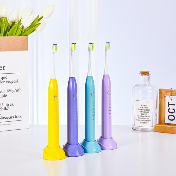 IPX7 Water Resistant Travel Electric Toothbrush Wireless Charge With 2 Minutes Timer
