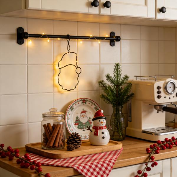 Artistic design Christmas Iron Art Decorative Lights using Micro Wire 55 Percent Copper 45 Percent Aluminum enhancing festive atmosphere lighting