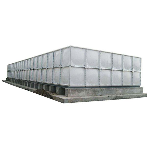 Prova de corrosão tanque de armazenamento de 1000 galões, tanques modulares da água da chuva da fibra para o armazenamento do Seawater