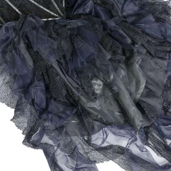 Adultos Traje de Halloween Anjo escuro Cosplay Asas Caminhada de palco Pedaço do mal cintura vestido prop Set