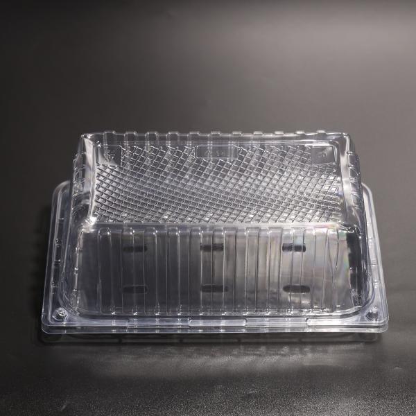 Microondas seguras recipiente de plástico transparente de alimentos para frutas frescas à prova de vazamento descartável