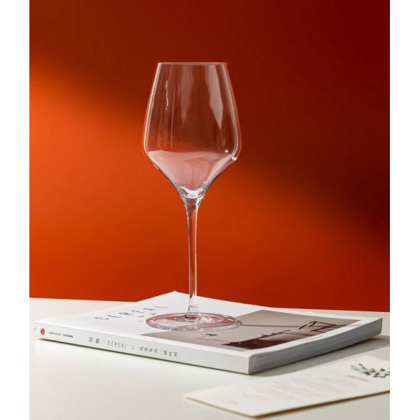 Handmade 600ml Glass Drinking Goblets Crystal Long Stem Red Wine Glasses